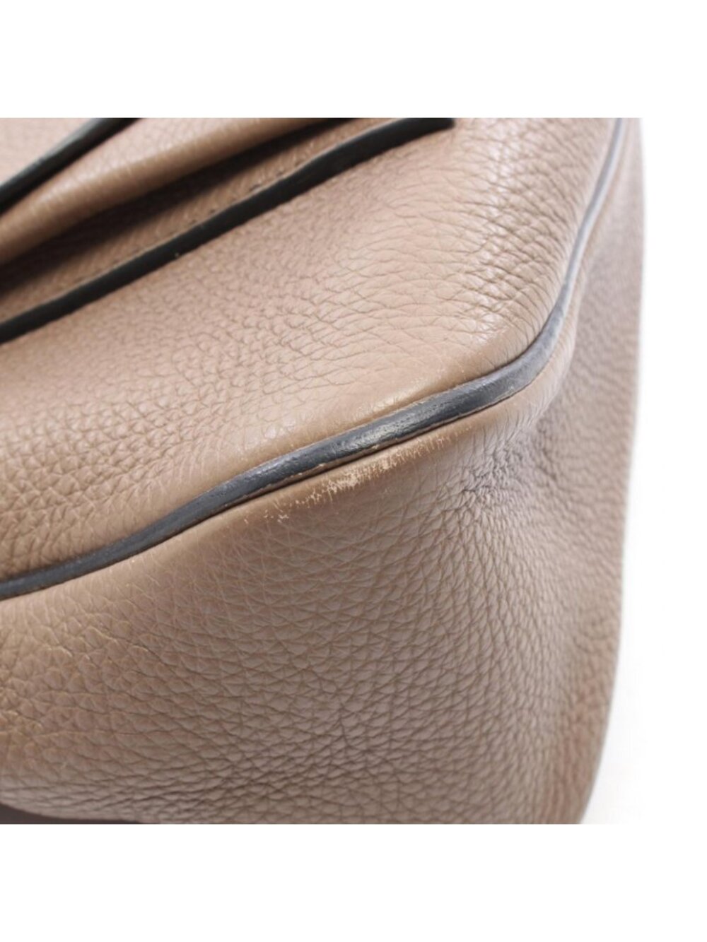 ★SOLD★ Hermes Shoulder Bag Karabas 35 Etoupe Leather - Picture 10 of 11